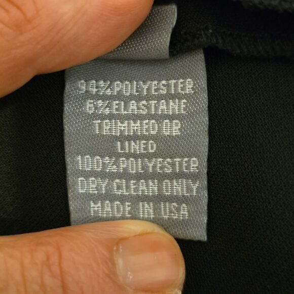 Lela rose  capelet Crepe peplum top size 8 - Picture 10 of 11